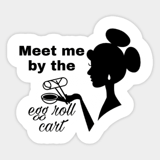 Egg Roll Cart Sticker